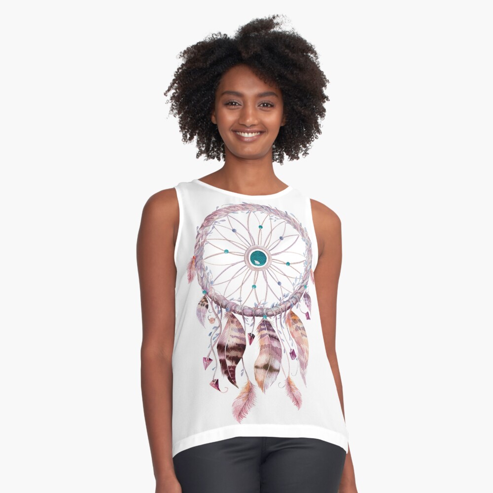 Vista previa del artículo con la obra «Blusa sin mangas», diseñado y vendido por weloveboho.