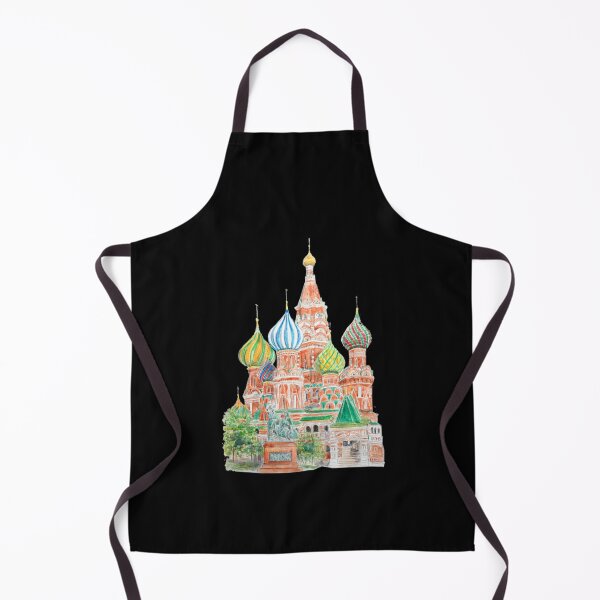 Item preview, Moscow Saint Basils Cathedral Painting T-ShirtMoscow Saint Basil's Cathedral watercolor on background designed and sold by shopphamokde.