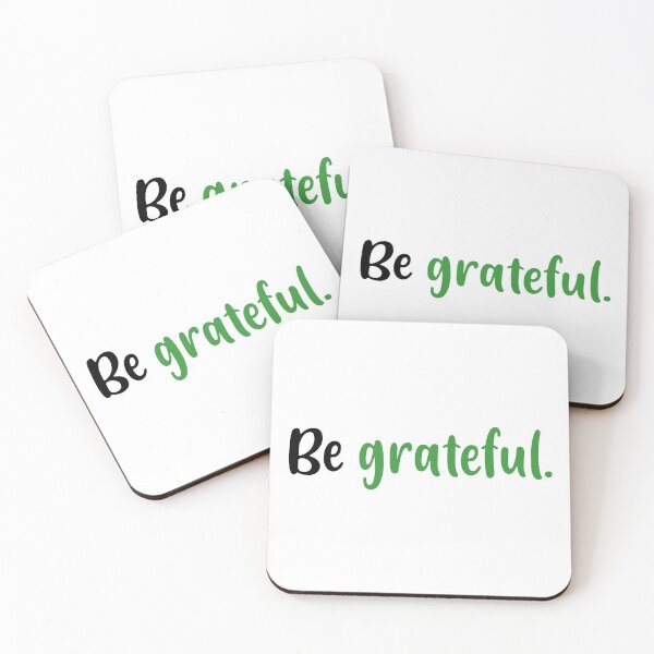 Item preview, Be Grateful (Green and Black) designed and sold by FilipeFerreira.