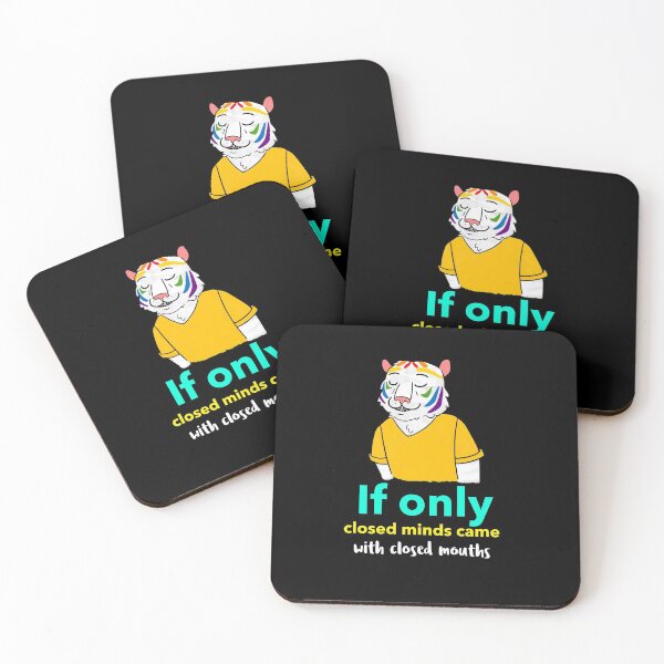 Item preview, If only closed minds came with closed mouths  designed and sold by Socool101.