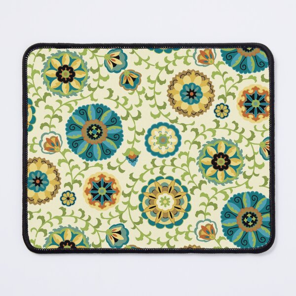 Item preview, Suzani Green and Gold designed and sold by Barbara Pixton.