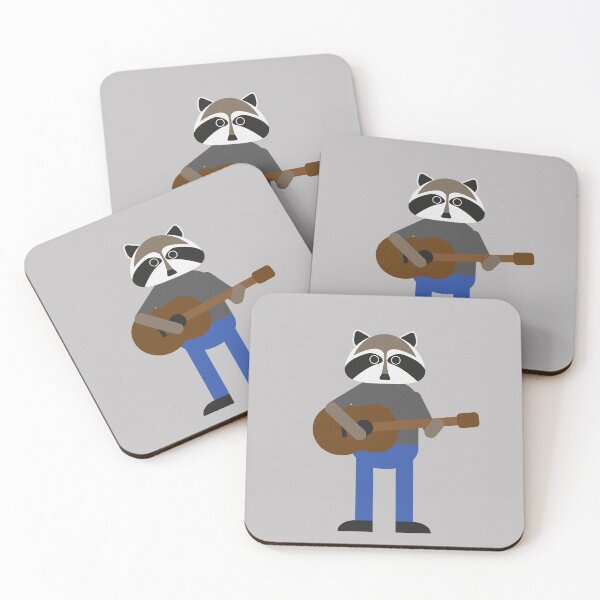 Item preview, Simple Racoon Playing Guitar designed and sold by The-Gorilla.