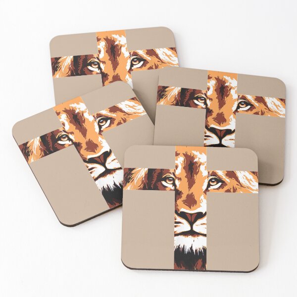 Item preview, Chirstian Cross Lion Judah Jesus God Faith designed and sold by blockerbab.