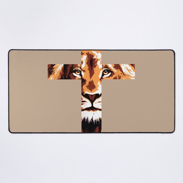 Item preview, Chirstian Cross Lion Judah Jesus God Faith designed and sold by blockerbab.