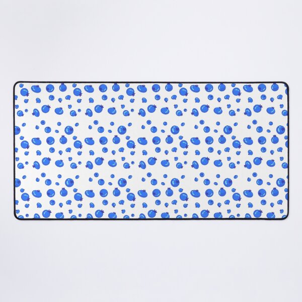 Blueberry Pattern Desk Mat