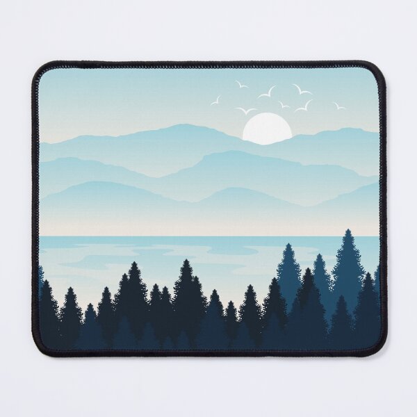 Item preview, Сute mountain sunset landscape lake mountain pines. iPhone and Samsung Galaxy case cover designed and sold by RoManSmArt.