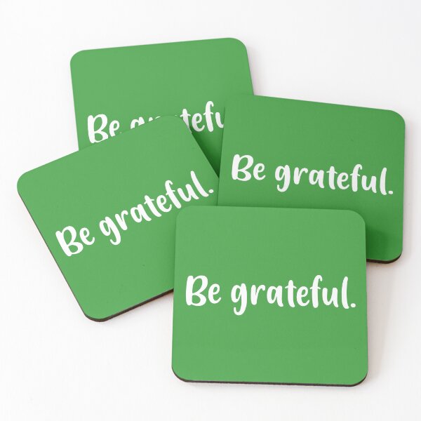 Item preview, Be Grateful (Green BG) designed and sold by FilipeFerreira.