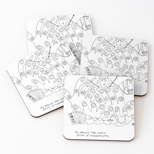 Item preview, Song Cartoon - All Around the World (Myth of Fingerprints) designed and sold by fred rosenthal.