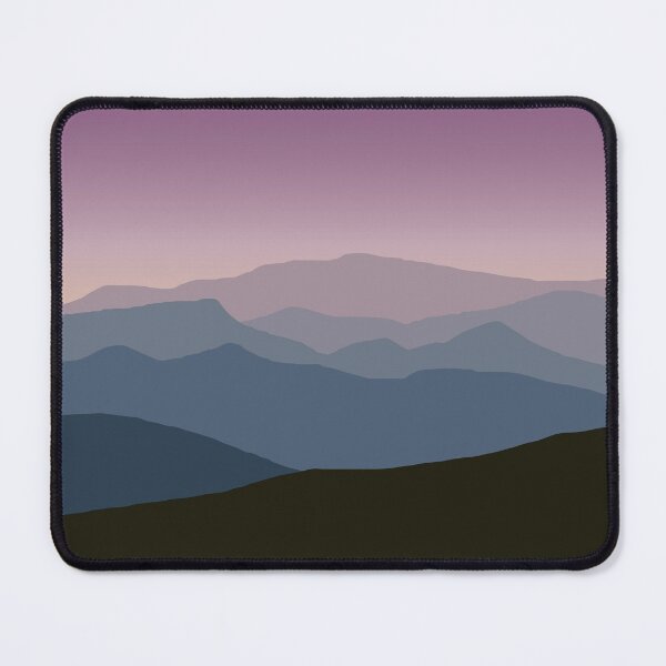 Item preview, Сute mountain ridge, sunset landscape, pink,blue. iPhone and Samsung Galaxy case cover designed and sold by RoManSmArt.