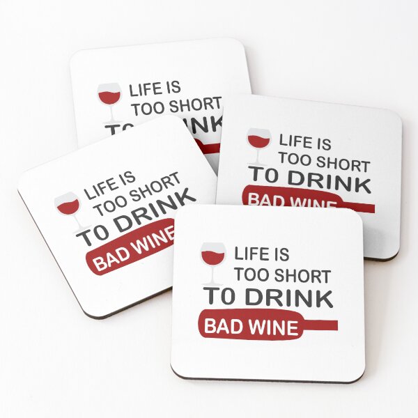 Item preview, Drink Bad Wine designed and sold by crazydesigns007.