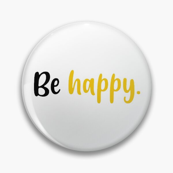 Item preview, Be Happy (Yellow and Black) designed and sold by FilipeFerreira.