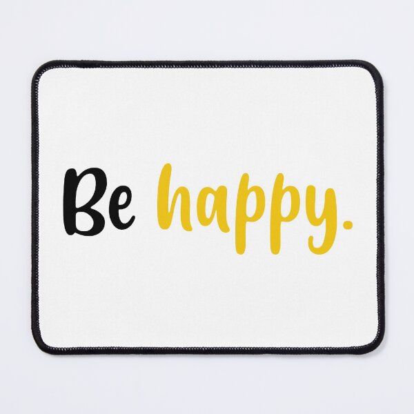 Item preview, Be Happy (Yellow and Black) designed and sold by FilipeFerreira.