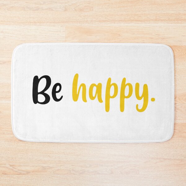 Item preview, Be Happy (Yellow and Black) designed and sold by FilipeFerreira.