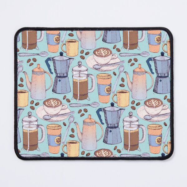 Item preview, Coffee Love on Blue designed and sold by micklyn.
