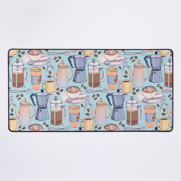 Item preview, Coffee Love on Blue designed and sold by micklyn.