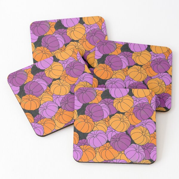 Item preview, Orange and Purple Tumbling Pumpkins designed and sold by DesignsByJaycee.