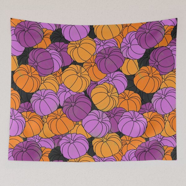 Item preview, Orange and Purple Tumbling Pumpkins designed and sold by DesignsByJaycee.