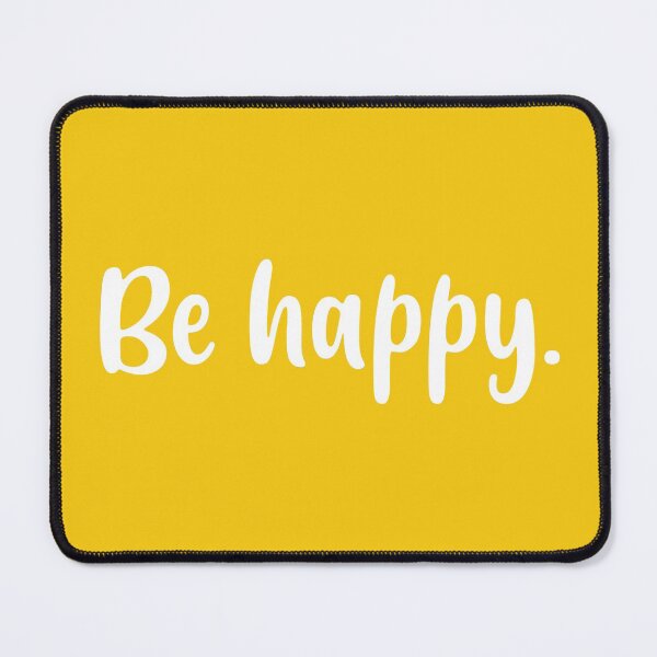 Item preview, Be Happy (Yellow BG) designed and sold by FilipeFerreira.