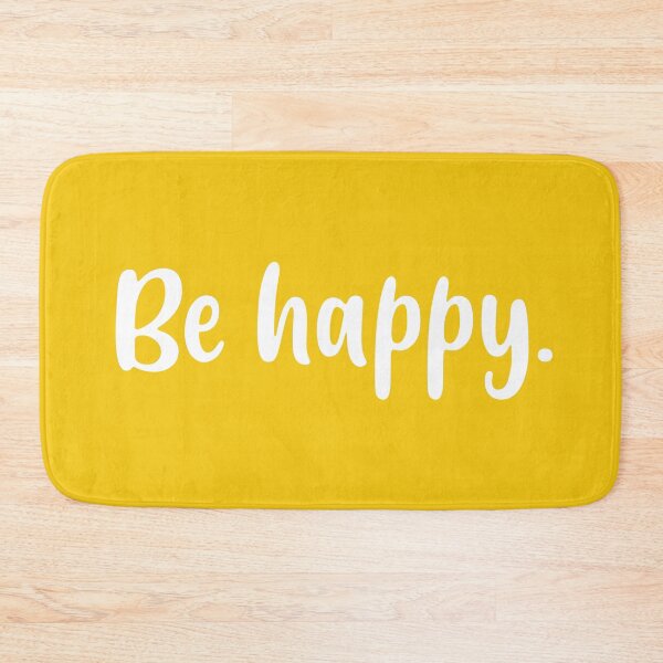 Item preview, Be Happy (Yellow BG) designed and sold by FilipeFerreira.