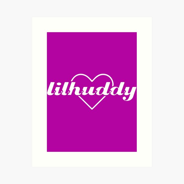 WhiteLILHUDDY Art Print