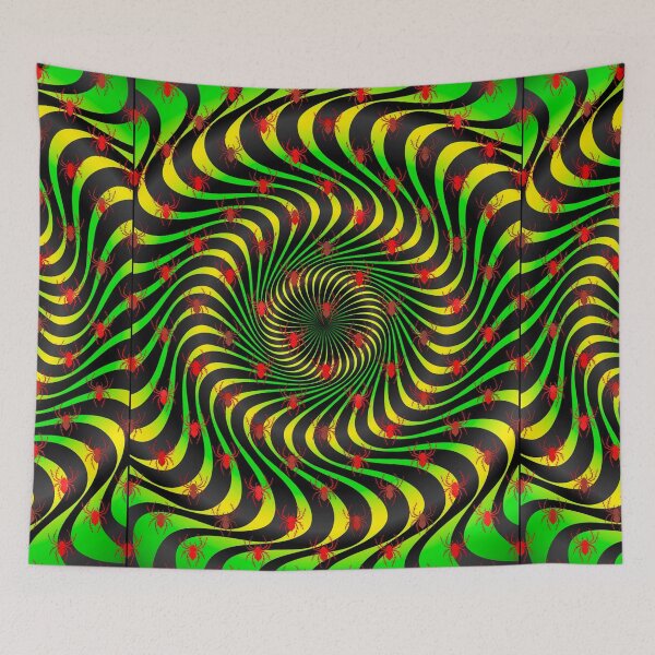 Item preview, Optical illusion Red spider pattern Halloween - men/ women /Halloween  designed and sold by Designs Of all kinds.