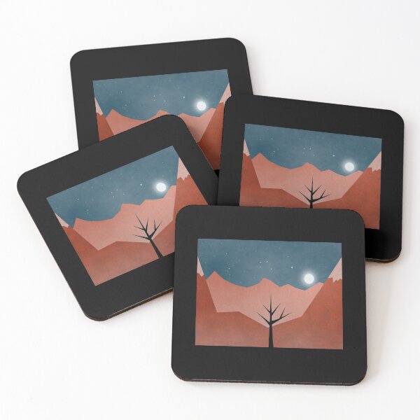 Item preview, Mountains T-ShirtLandscape of mountainous at night  designed and sold by shopphamokde.