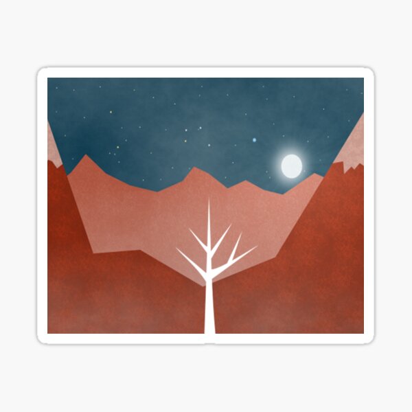 Item preview, Mountains T-ShirtLandscape of mountainous at night  designed and sold by shopphamokde.