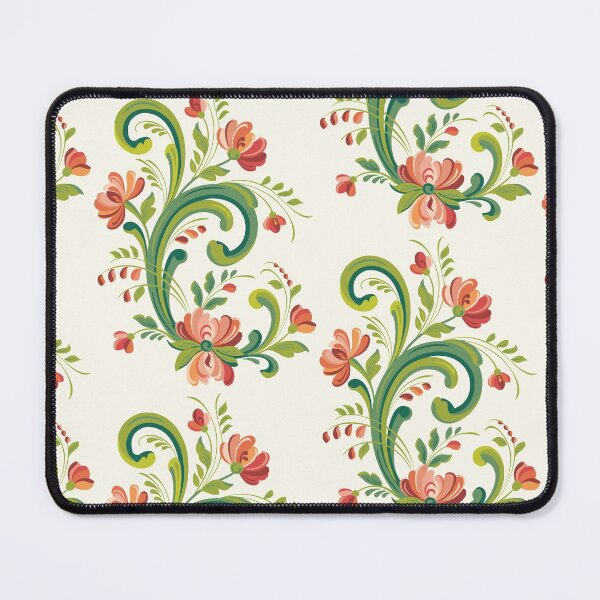 Item preview, Rosemaling Red and Pink designed and sold by Barbara Pixton.
