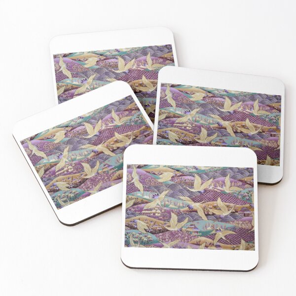 Item preview, Pattern of decoration, Japanese Asian birds, texture watercolor design designed and sold by AnadAA.