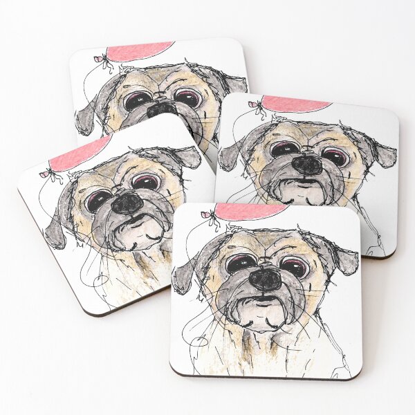 Item preview, Always be happy like a pug by Heidi Eder designed and sold by Pioooh.