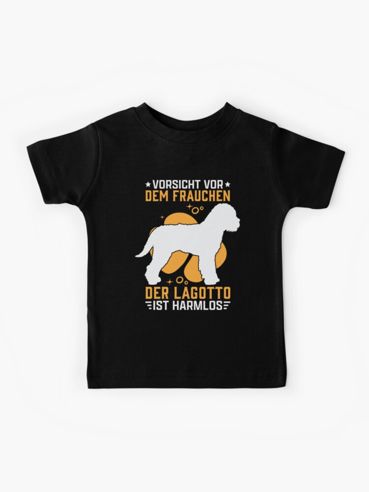 Camiseta para niños con la obra «Dueña de un perro de trufa ...