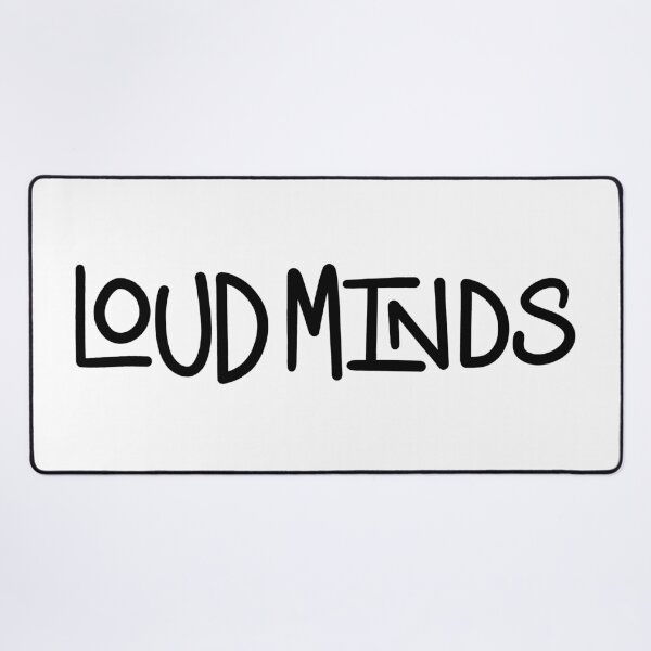 Item preview, Loud Minds (Black) designed and sold by LovinthWow.