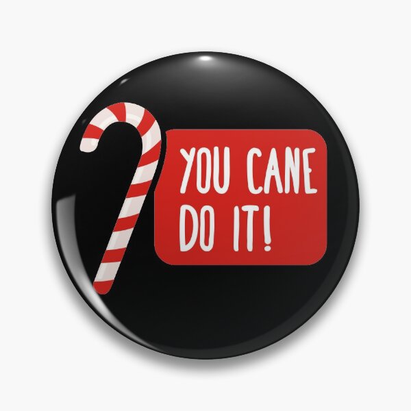 Item preview, You Candy Cane Do It | Christmas Ideas | Puns Jokes | Funny designed and sold by Fluffy-Vectors.
