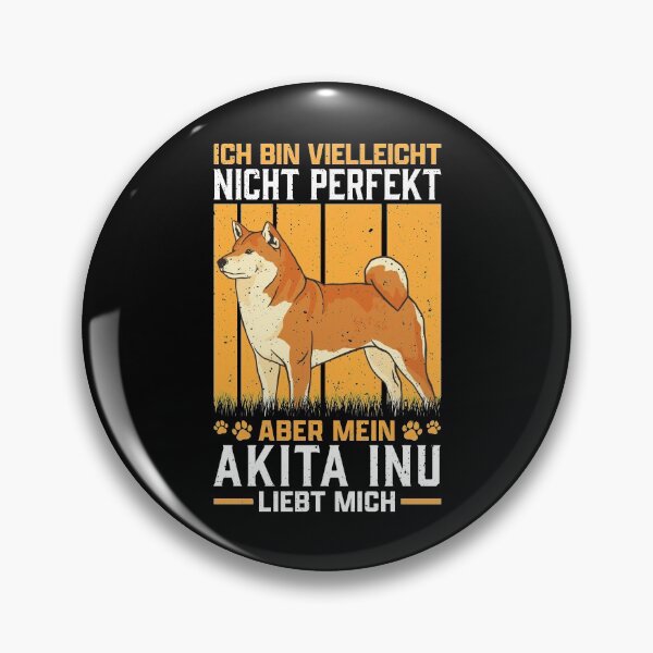Item preview, My Akita Inu loves me Japanese dog saying designed and sold by madgrfx.