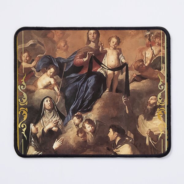 Item preview, Our Lady of Mount Carmel Scapular St Teresa of Avila Simon designed and sold by blockerbab.