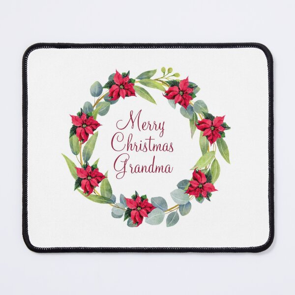 Item preview, Merry Christmas Grandma Christmas Wreath  designed and sold by OByD.