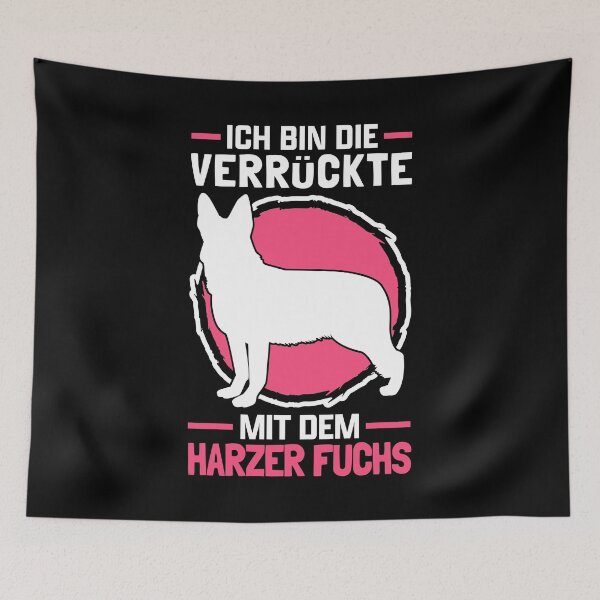 Item preview, Crazy with Harzer Fuchs old German herding dog designed and sold by madgrfx.