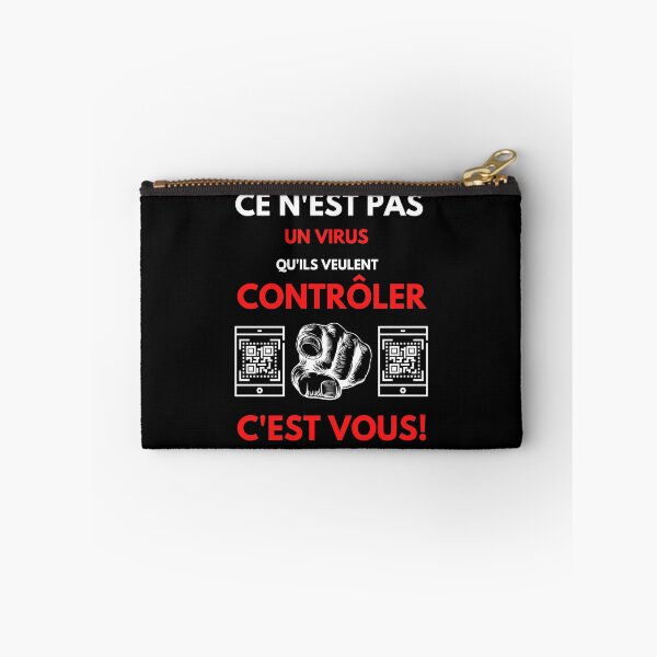 Aperçu de l'œuvre Ce n'est pas un virus qu'ils veulent contrôler, c'est vous! créée et vendue par Rrrainbow.