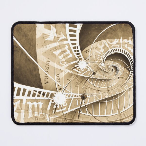 Item preview, Droste effect background based on Prague astronomical clock. designed and sold by Paolo Modena Photography    -   Fine Italian Art.