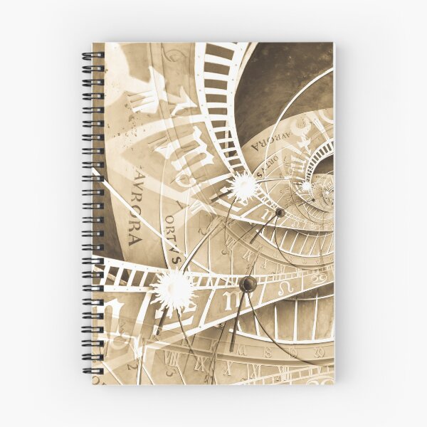 Item preview, Droste effect background based on Prague astronomical clock. designed and sold by Paolo Modena Photography    -   Fine Italian Art.