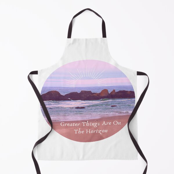 Item preview, Greater things are on the horizon ocean sunset circle designed and sold by JLPhotographer.
