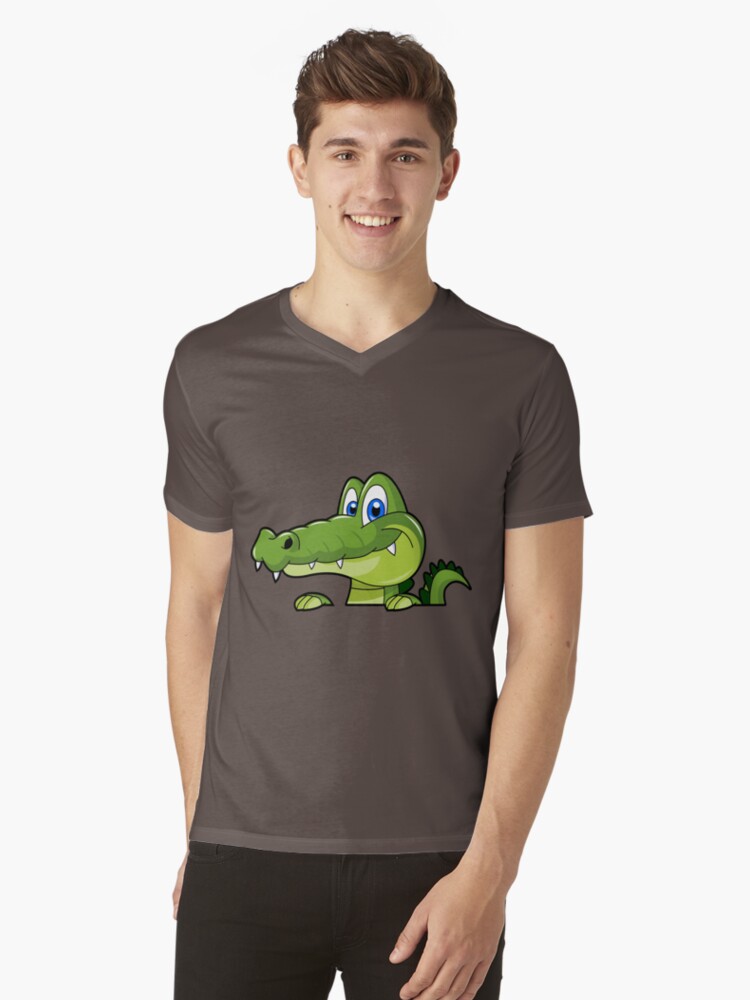 crocodile v neck t shirts