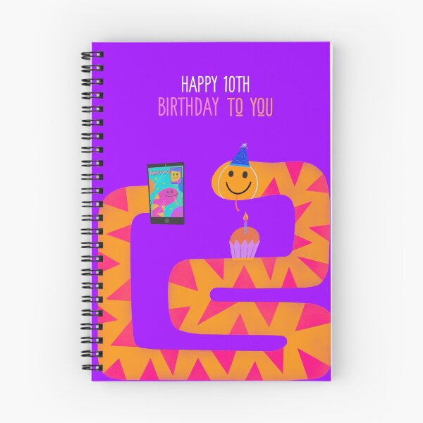 Item preview, 10th Birthday Shirt Happy Birthday Party Snake designed and sold by VebuBusiness.