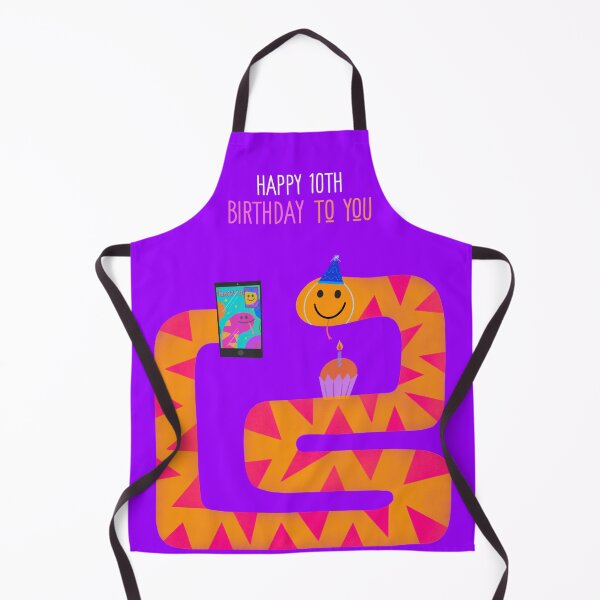 Item preview, 10th Birthday Shirt Happy Birthday Party Snake designed and sold by VebuBusiness.