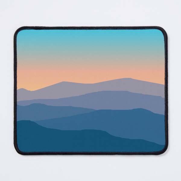 Item preview, Сute mountain ridge, sunset landscape, pink,blue. iPhone and Samsung Galaxy case cover designed and sold by RoManSmArt.