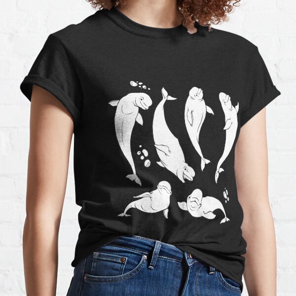 Flipper T Shirts Redbubble - beluga whale shirt roblox