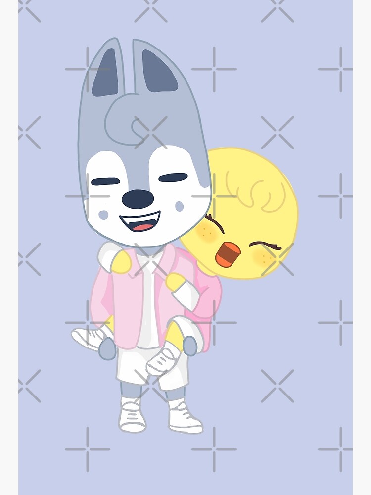 STRAY KIDS (SKZOO) Wolf Chan & Bbokari Piggy Back Ride