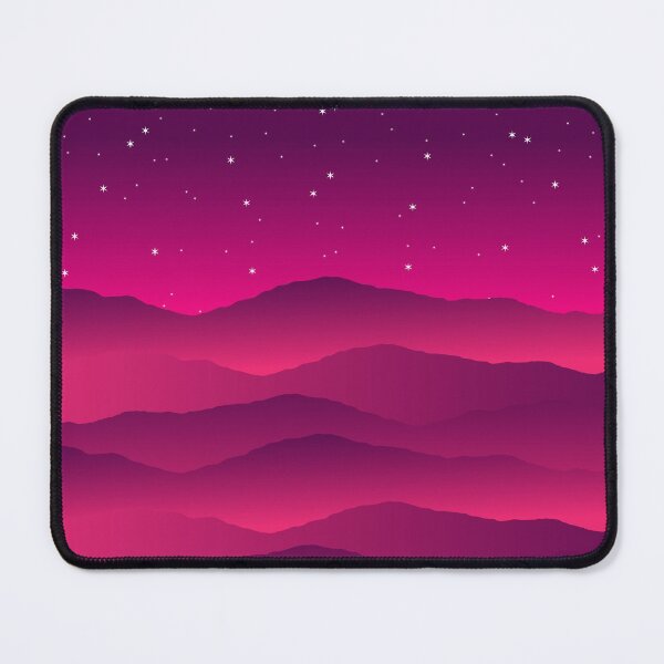 Item preview, mountain misty landscape, night sky, stars. iPhone and Samsung Galaxy case cover designed and sold by RoManSmArt.
