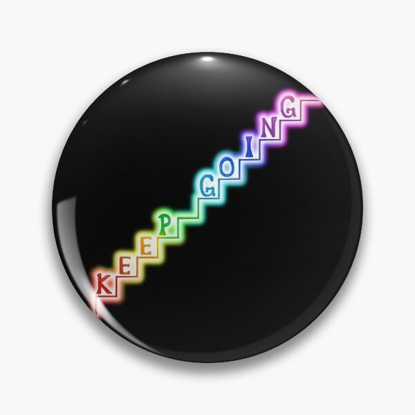 Item preview, Keep Going Glowing Rainbow Stairway designed and sold by Deborah Camp.