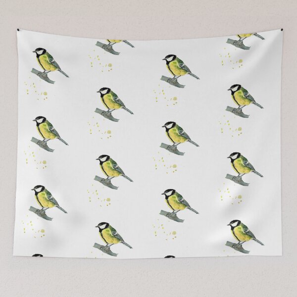 Item preview, Great tit  Parus major P.major designed and sold by Marianne Elvan Barfoed.